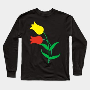 Spring is here with tulips Long Sleeve T-Shirt